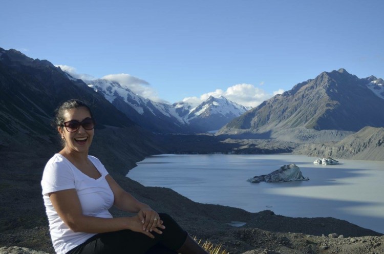 montanhas nova zelandia gelo