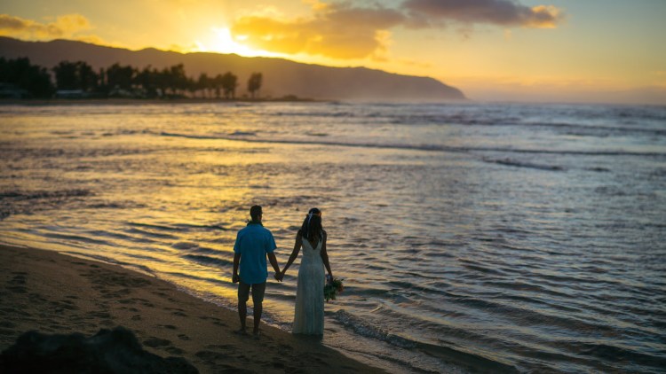 casamento hawaii praia